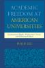 Academic Freedom at American Universities