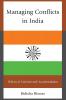 Managing Conflicts in India