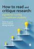 How to Read and Critique Research