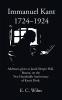 Immanuel Kant 1724-1924: Addresses Given at Jacob Sleeper Hall Boston on the Two Hundredth Anniversary of Kant's Birth.