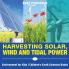 Harvesting Solar Wind and Tidal Power - Environment for Kids Children's Earth Sciences Books