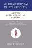 A History of the Mishnaic Law of Women Part 3