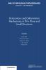 Dislocations and Deformation Mechanisms in Thin Films and Small Structures