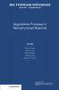 Degradation Processes in Nanostructured Materials