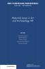 Materials Issues in Art and Archaeology VIII