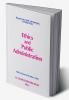 Ethics and Public Administration