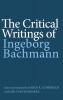 Critical Writings of Ingeborg Bachmann