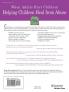 When Adults Hurt Children: Helping Children Heal from Abuse