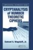 Cryptanalysis of Number Theoretic Ciphers