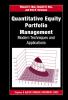 Quantitative Equity Portfolio Management