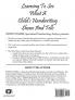 Learning to See What a Child's Handwriting Shows and Tells