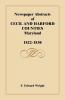 Newspaper Abstracts of Cecil and Harford Counties [Maryland] 1822-1830