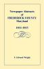 Newspaper Abstracts of Frederick County Maryland 1811-1815