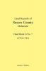 Land Records of Sussex County Delaware 1732-1743: Deed Book G No. 7