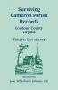 Surviving Cameron Parish Records Loudoun County Virginia