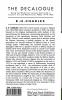 Decalogue: Being the Warburton Lectures Delivered in Lincoln's Inn and Westminster Abbey 1919-1923
