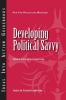 Developing Political Savvy (J–B CCL (Center for Creative Leadership))