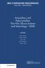 Amorphous and Plycrystalline Thin-Film Silicon Science and Technology - 2008