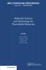 Materials Science and Technology for Nonvolatile Memories