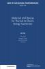Materials and Devices for Thermal-to-Electric Energy Conversion