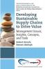 Developing Sustainable Supply Chains to Drive Value