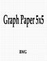 Graph Paper 5x5: 100 Pages 8.5 X 11