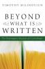 Beyond What Is Written: The Performative Structure of 1 Corinthians