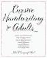 Cursive Handwriting for Adults