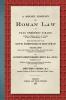 A Short History of Roman Law [1906]
