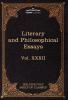 Literary and Philosophical Essays: French German and Italian: The Five Foot Shelf of Classics Vol. XXXII (in 51 Volumes): 31