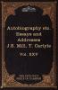 Autobiography of J.S. Mill & on Liberty; Characteristics Inaugural Address at Edinburgh & Sir Walter Scott: The Five Foot Classics Vol. XXV (in 51 V: 25 (Five Foot Shelf of Classics)