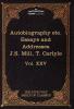 Autobiography of J.S. Mill & on Liberty; Characteristics Inaugural Address at Edinburgh & Sir Walter Scott: The Five Foot Classics Vol. XXV (in 51 V: 25 (Five Foot Shelf of Classics)