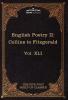English Poetry II: Collins to Fitzgerald: The Five Foot Shelf of Classics Vol. XLI (in 51 Volumes)