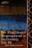 Ibn Khallikan's Biographical Dictionary Volume IV: 4