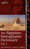 An Egyptian Hieroglyphic Dictionary (in Two Volumes) Vol.I: With an Index of English Words King List and Geographical List with Indexes List of Hi