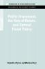 Public Investment the Rate of Return and Optimal Fiscal Policy