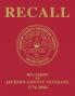 Recall Records of Jackson County Veterans 1776-2004