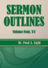 Sermon Outlines Volume Four T-Z