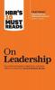 HBR's 10 Must Reads on Leadership (with