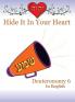 Hide It In Your Heart