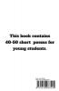 SHORT POEMS FOR JUNIORS : some short poems for juniors