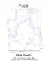 White Marble Stationery Paper