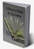 Library Role in Society