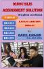 Ignou Blis Assignment Solution: Part-Ii (Bli-225 Bli-226 Bli-228 & Bli-229)