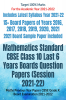 Mathematics Standard CBSE Class 10 Last 6 Years Boards Question Papers (Session 2021-22) : Maths Previous Year Papers CBSE Grade X Board Examination 2021-2022