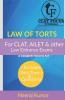 Law Of Torts: For Clat And Other Law Entrance Exams