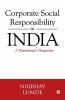 Corporate Social Responsibility In India A Practitioner’S Perspective