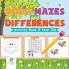 Dots Mazes and Differences | Activity Book 8 Year Old