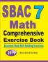 SBAC 7 Math Comprehensive Exercise Book: Abundant Math Skill Building Exercises