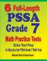 6 Full-Length PSSA Grade 7 Math Practice Tests: Extra Test Prep to Help Ace the PSSA Grade 7 Math Test